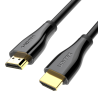 Certyfikowany kabel HDMI 2.0b 4K 60Hz 1,5m czarny | Unitek C1047GB