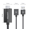 Kabel adapter USB do HDMI Android iOS Full HD | Unitek M1104A