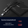 Obudowa kieszeń M.2 NVMe i SATA SSD USB-C 10Gbps | Unitek