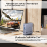 Stacja dokująca DisplayLink Triple 4K 13w1 | Unitek D1135