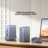 Stacja dokująca DisplayLink Triple 4K 13w1 | Unitek D1135