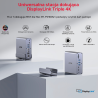 Stacja dokująca DisplayLink Triple 4K 13w1 | Unitek D1135