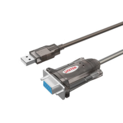 Kabel konwerter USB-A do RS232 DB9 żeński 2m | Unitek
