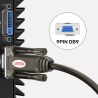 Kabel konwerter USB-A do RS232 DB9 żeński 2m | Unitek