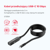 Przedłużacz kabel USB-C do USB-C 10Gbps 100W 5m | Unitek