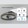 Kabel konwerter USB-A do RS232 DB9 żeński 2m | Unitek