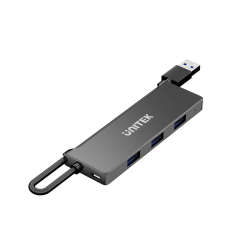 Hub rozdzielacz USB-A 4 porty 5Gbps z zasilaczem | Unitek Y-3145C