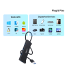Hub rozdzielacz USB-A 4 porty 5Gbps z zasilaczem | Unitek Y-3145C