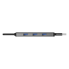 Hub rozdzielacz USB-A 4 porty 5Gbps z zasilaczem | Unitek Y-3145C