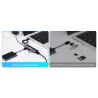 Hub rozdzielacz USB-A 4 porty 5Gbps z zasilaczem | Unitek Y-3145C