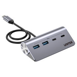 Hub rozdzielacz aluminiowy USB-A/USB-C 4 porty 5Gbps | Unitek