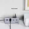 Hub rozdzielacz aluminiowy USB-A/USB-C 4 porty 5Gbps | Unitek