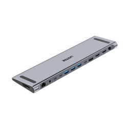 Stacja dokująca KVM potrójne wyjście 4K USB-C | Unitek UHub15+