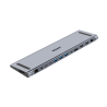 Stacja dokująca KVM potrójne wyjście 4K USB-C | Unitek UHub15+