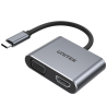 Hub USB-C do HDMI 4K 60Hz VGA USB-A PD 100W | Unitek D1049A