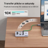 Hub rozdzielacz aluminiowy USB-A/USB-C 4 porty 5Gbps | Unitek