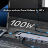 Stacja dokująca KVM potrójne wyjście 4K USB-C | Unitek UHub15+