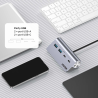 Hub rozdzielacz aluminiowy USB-A/USB-C 4 porty 5Gbps | Unitek