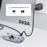 Hub rozdzielacz aluminiowy USB-A/USB-C 4 porty 5Gbps | Unitek