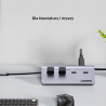 Hub rozdzielacz aluminiowy USB-A/USB-C 4 porty 5Gbps | Unitek
