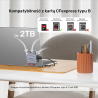 Magnetyczny czytnik kart CFexpress Type B USB-C 10Gbps | Unitek