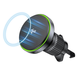 Magnetyczny uchwyt samochodowy z ładowarką Qi2 15W | Unitek