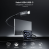 Kabel przewód USB4 USB-C Thunderbolt 4 40Gbps 2m | Unitek