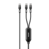 Silikonowy kabel rozgałęźnik 2w1 USB-C do 2x USB-C PD 100W 1,8m | Unitek
