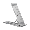 Regulowana podstawka pod laptopa z hubem USB-C 4K | Unitek