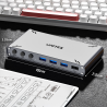 Przełącznik KVM USB-C HDMI z transferem plików | Unitek D1118