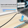 Regulowana podstawka pod laptopa z hubem USB-C 4K | Unitek