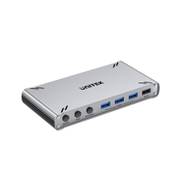 Przełącznik KVM USB-C HDMI z transferem plików | Unitek D1118