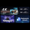 Przełącznik KVM USB-C HDMI z transferem plików | Unitek D1118