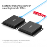 Przedłużacz USB-C do 4x USB-A przez Ethernet 150m | Unitek