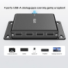Przedłużacz USB-C do 4x USB-A przez Ethernet 150m | Unitek