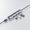 Kompaktowy hub rozdzielacz USB-A 4w1 5Gbps | Unitek H1208C