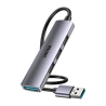 Kompaktowy hub rozdzielacz USB-A 4w1 5Gbps | Unitek H1208C
