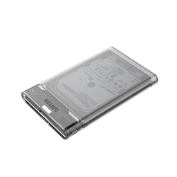 Przezroczysta obudowa dysku 2.5 USB 3.1 SATA III | Unitek