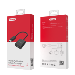 Adapter DisplayPort do HDMI Full HD | Unitek Y-5118DA