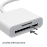 Czytnik kart USB 3.0 SD microSD na 2 karty | Unitek Y-9321
