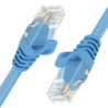 Kabel sieciowy LAN patchcord UTP Cat.6 2m niebieski | Unitek