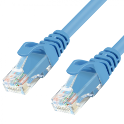 Kabel sieciowy LAN patchcord UTP Cat.6 20m niebieski | Unitek