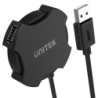 Hub rozdzielacz 4x USB 2.0 czarny | Unitek Y-2178