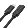 Przedłużacz USB-C do USB-C 10Gbps 4K 100W 0.5m | Unitek