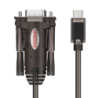 Adapter konwerter USB-C do RS-232 COM 1,5m | Unitek Y-1105K