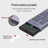 Stacja klonująca obudowa dysku 2x M.2 NVMe 20Gbps | Unitek