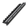 Patch panel 24 porty RJ-45 Cat.6 UTP Rack 19" 1U czarny | Unitek