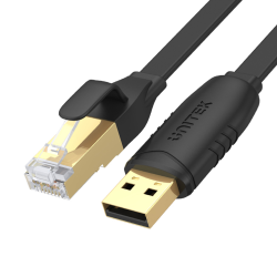Kabel konsolowy USB-A do RJ45 RS-232 FTDI 1.8m | Unitek
