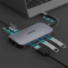 Hub USB-C HDMI 2.0 4K 60Hz RJ45 SD PD 100W | Unitek N9+
