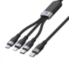 Kabel ładujący 3w1 USB-C Lightning Micro USB 20W 1.5m | Unitek